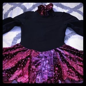 Kids figure skating practice dress